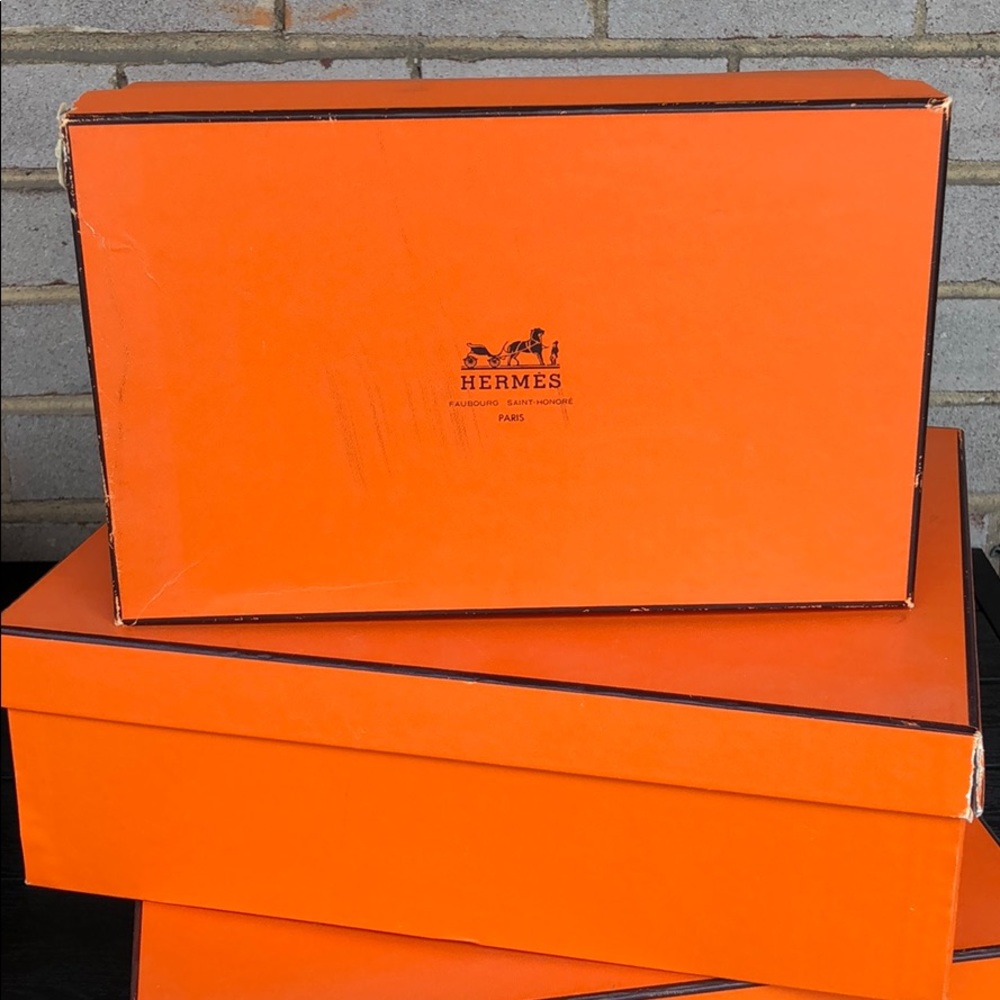 Hermes Vintage Shoe Box 🍊Authentic